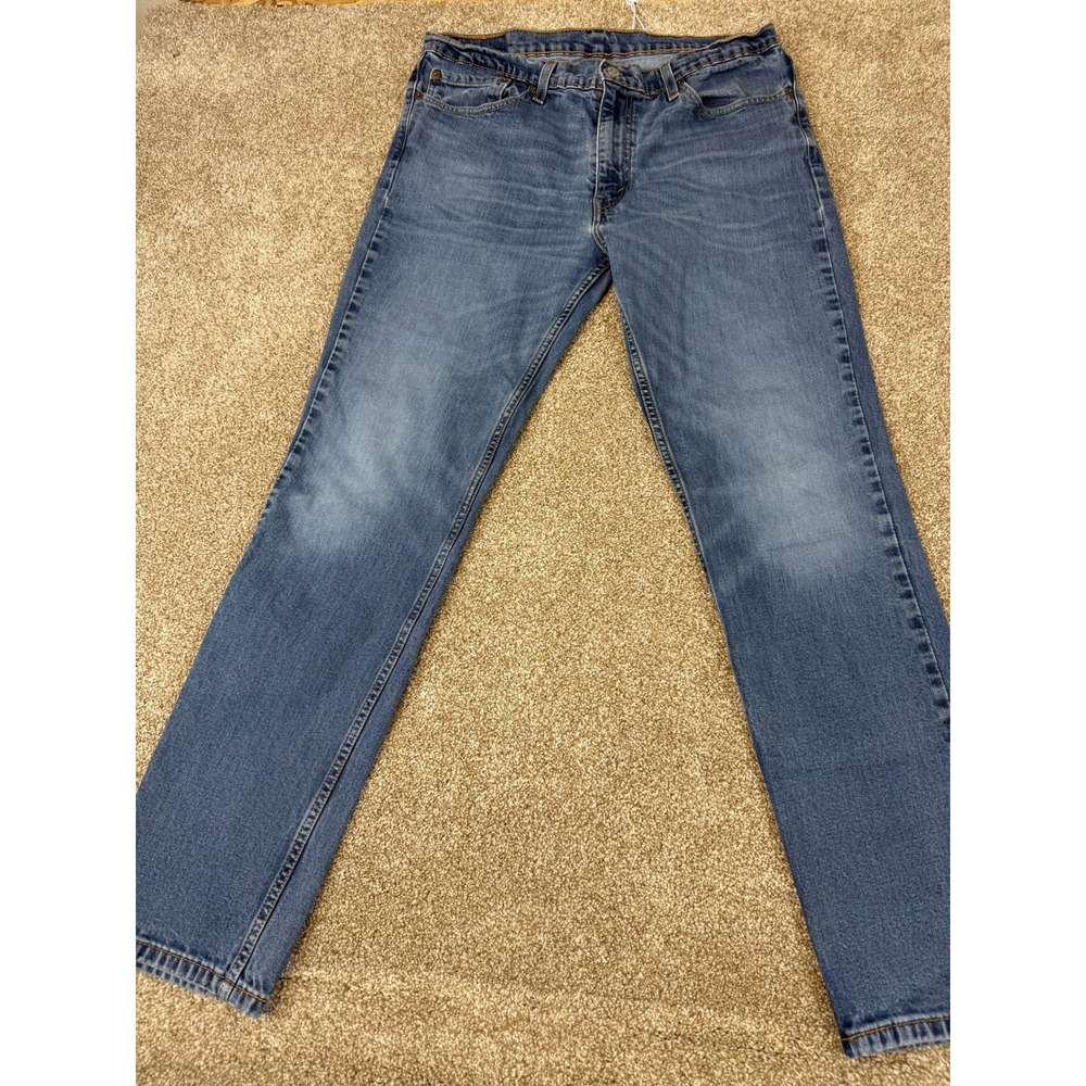Levi Strauss 511 Slim Fit Jeans Medium Wash Blue‎ Denim W36 L32 36x32 - Picture 2 of 16